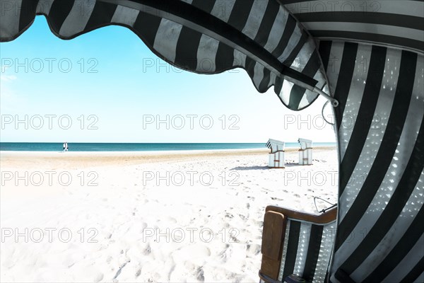 Beach chairs on Usedom beach