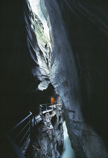 Aare Gorge at Haslital valley or Hasli Valley