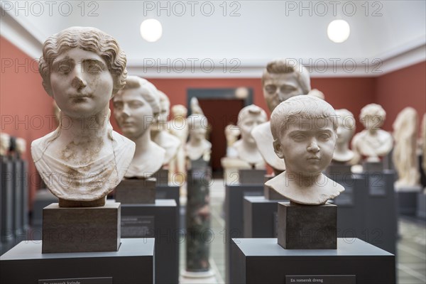 Busts in the Ny Carlsberg Glyptotek