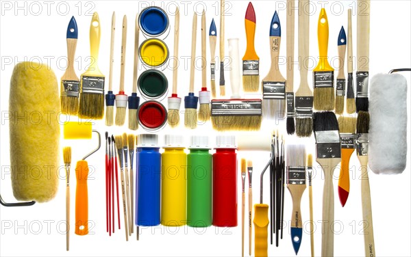 Different sized brushes
