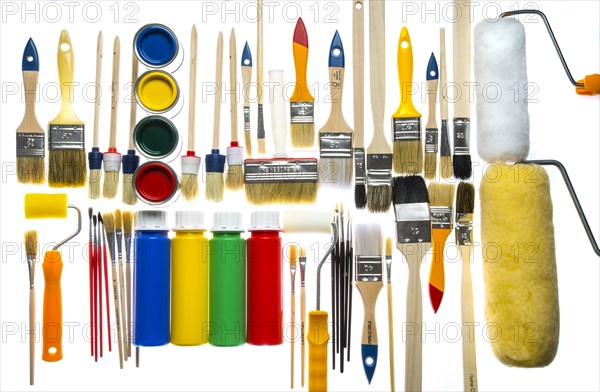 Different sized brushes