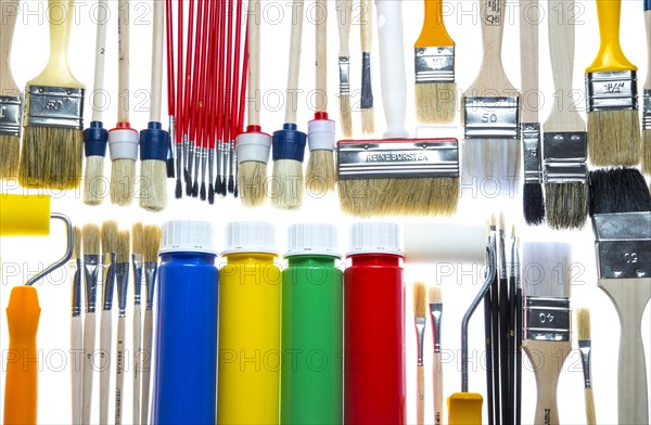 Different sized brushes