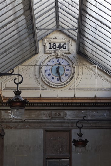 Shopping arcade of 1846 with a glass roof