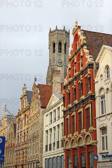 Guild houses with Dutch gables