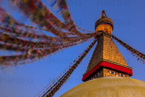 Der Stupa von Bodnath oder Boudhanath