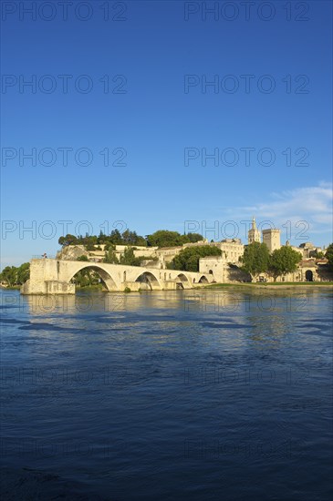 Pont Saint-Benezet bridge over the Rhone River