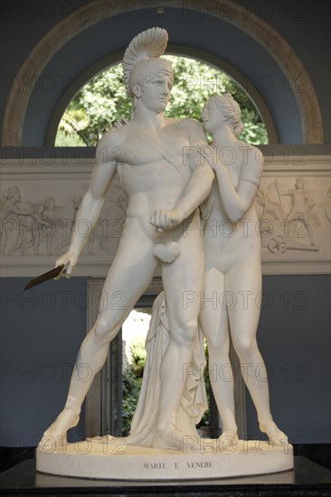 Sculpture of Mars and Venus