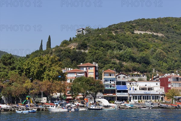 Village of Rumeli Kavagi with the Bosphorus or Bosporus