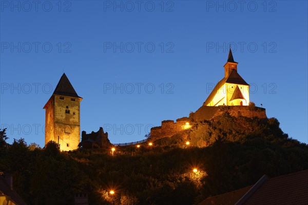 Keep and the Church of St. Peter on Petersberg hill