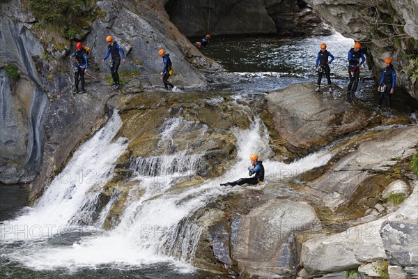 Canyoning in the Malta river