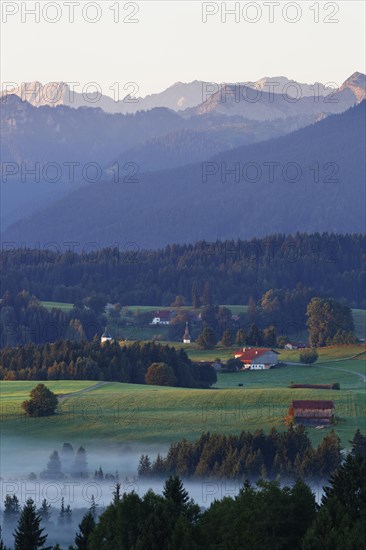 Landscape in the Alpine Foreland