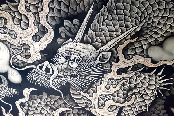 Twin Dragon Painting