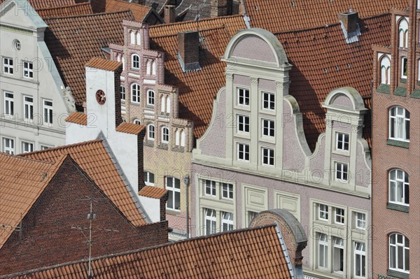 Traditional gabled houses in the historic centre