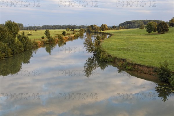 Evening on the Saone River at PK 380