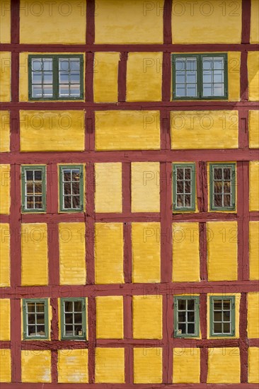 Detail of a half-timbered house