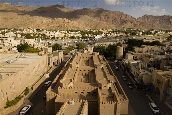 View of Nizwa Souq seen from Nizwa Fort