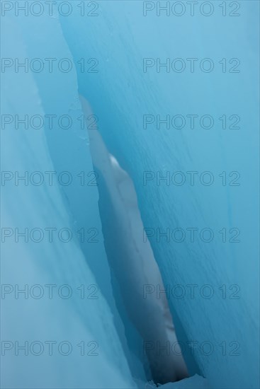 A crevice in an iceberg
