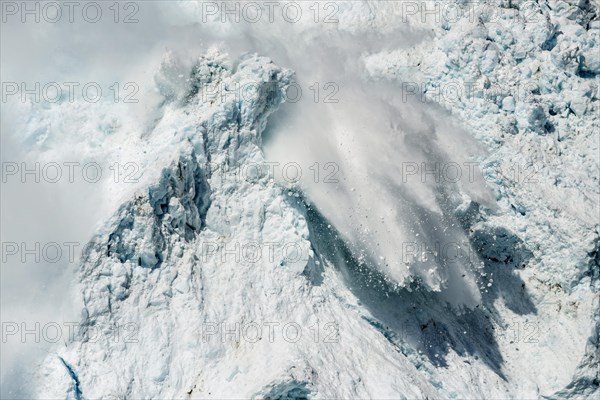 Calving glacier