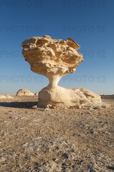 Chalk rock formation