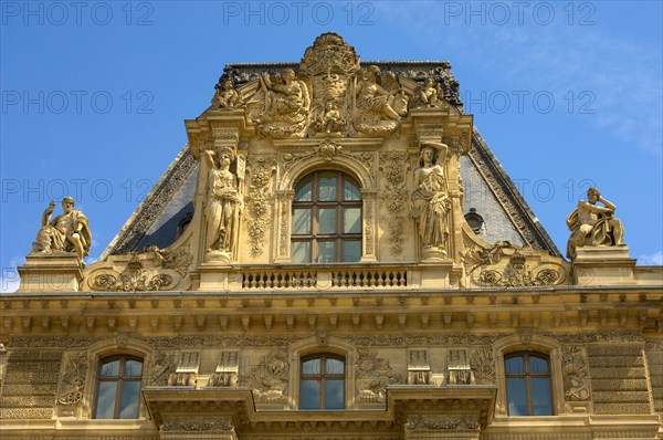 The Baroque front of the Louvre