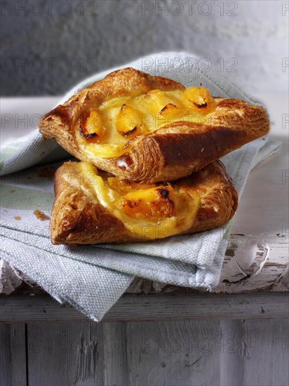 Danish apricot pastries