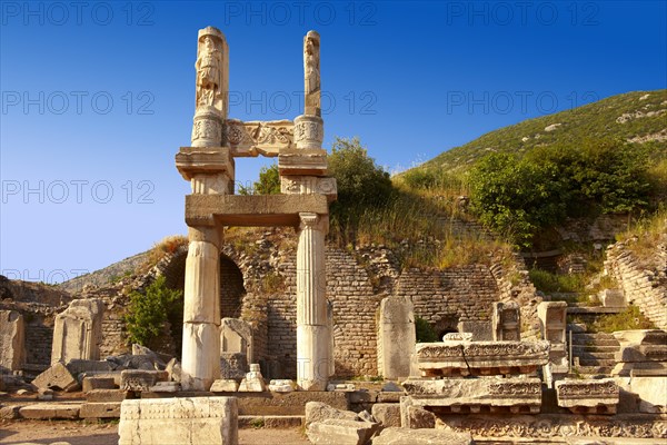 The entrance to the Temple of Emperor Domitian