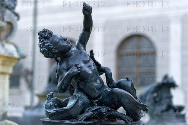 Bronze putto