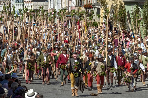 Mercenaries with lances