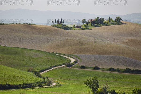 Hilly landscape of the Crete Senesi region