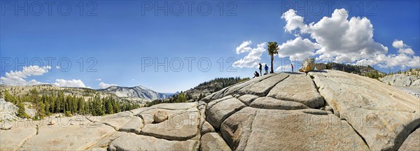 Bizarre rock formations of the Olmsted Point