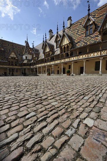Courtyard of the Hotel-Dieu