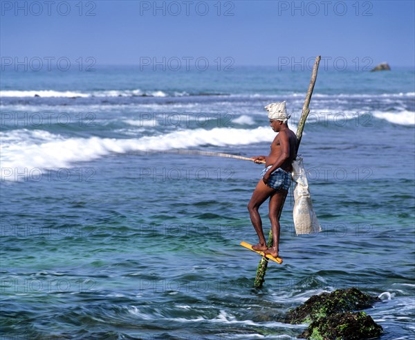 Stilt fisherman