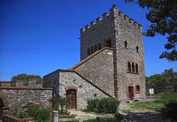Courtyard of the Venetian Castle in the ruins of the ancient city of Butrint