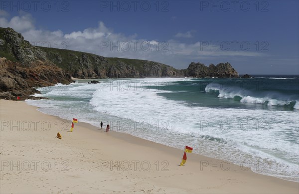 Porthcurno beach