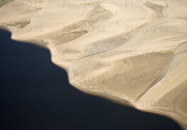 Namib Desert and the Atlantic Ocean