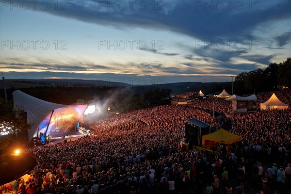 German band 'Unheilig' performing live on the Freilichbuehne Loreley open-air stage