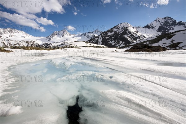 Mutterberger See mountain lake