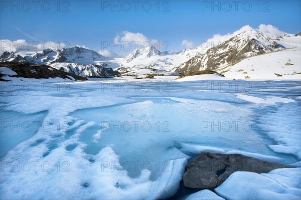 Mutterberger See mountain lake