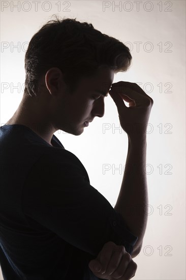 Pensive young man