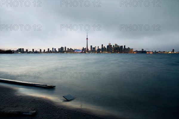 Skyline with CN Tower and Skydome