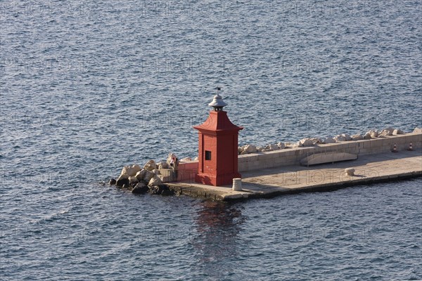 Lighthouse at the harbour entrance