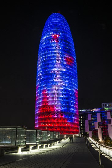 Torre Agbar skyscraper