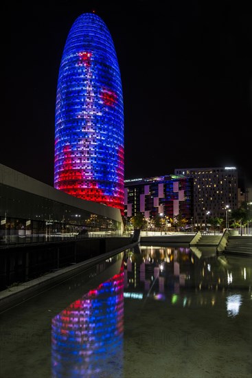 Torre Agbar skyscraper