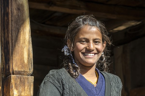 Smiling local girl