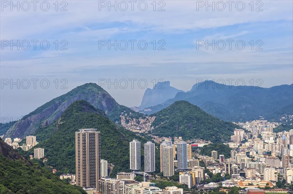 View over Botafogo from the Sugar Loaf Mountain