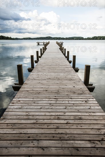 Jetty at Woerthsee Lake