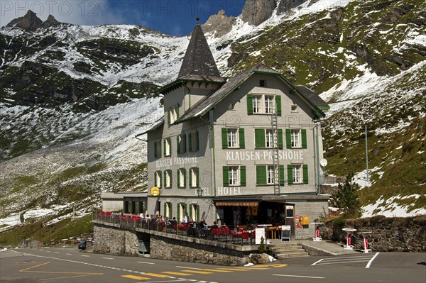 Hotel Klausenpasshoehe on the Klausstrasse road