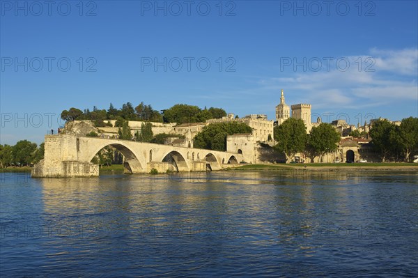 Pont Saint-Benezet bridge over the Rhone River