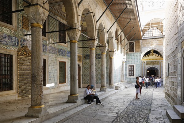 Courtyard of the black eunuchs in the Harem