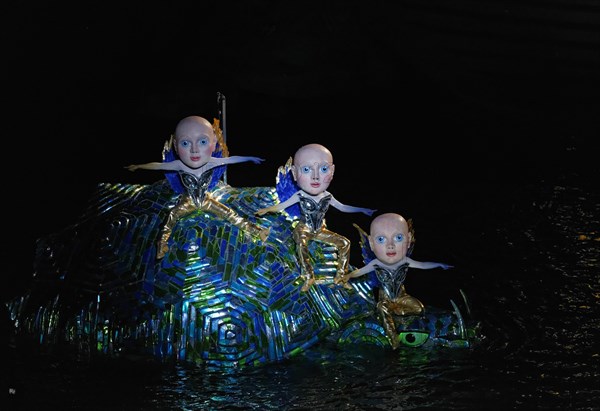 Three boys on Turtle